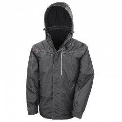 Plain denim texture rugged jacket Work-Guard